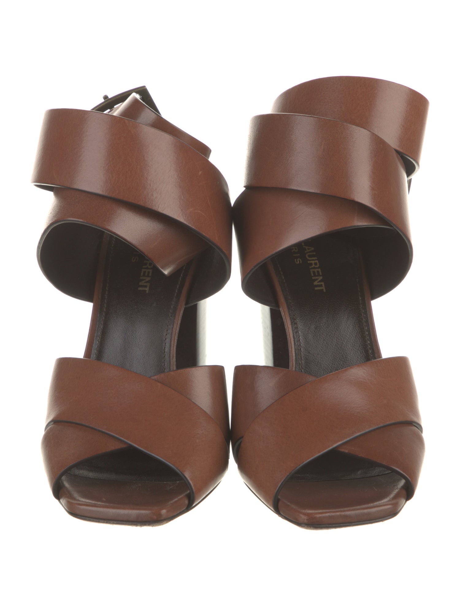 Saint Laurent Leather Slingback Pumps